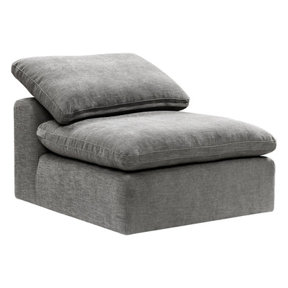 Naveen Modular - Armless Chair - Gray Linen