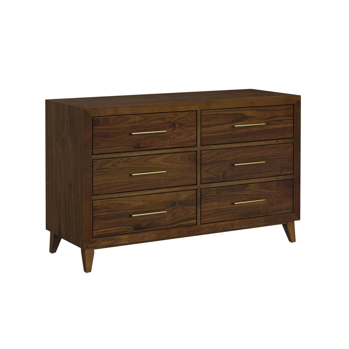 Malia Dresser and Topper in Walnut
