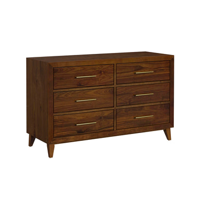 Malia Dresser and Topper in Walnut