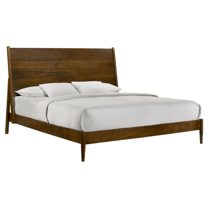 Malibu Panel Bed Collection in Walnut