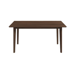 Mesa de comedor Carlos de madera maciza de 47"