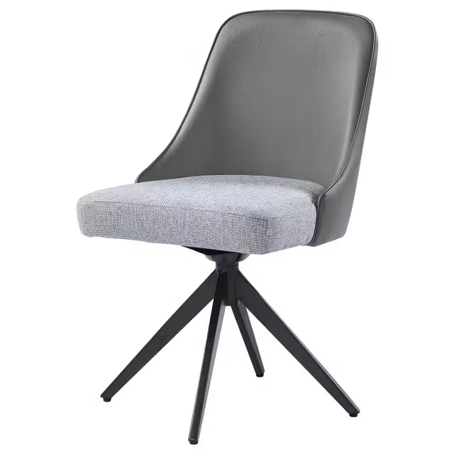 Silla de comedor tapizada Montclair negra (juego de 4)