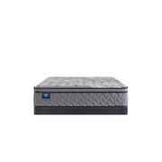 Opal House Euro Pillow Top Soft Mattress + Free Foundation + Protector