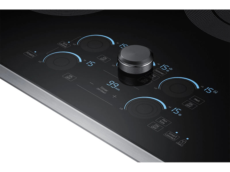 30" Smart Electric Cooktop with Sync Elements in Stainless Steel