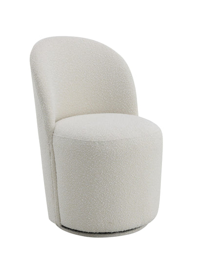 Hollis Boucle Upholstered Side Chair w/Swivel (Set-2)