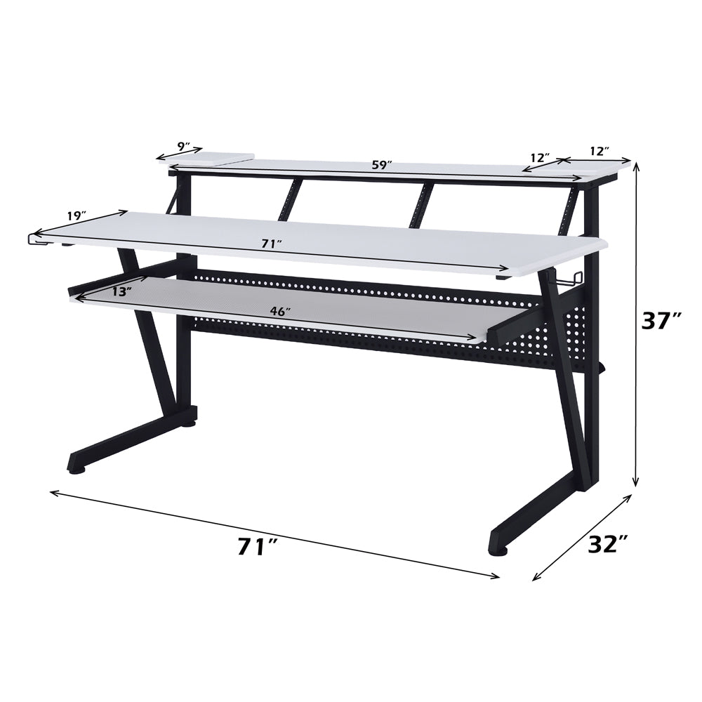 Saida Music Desk - White
