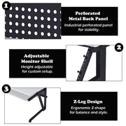 Saida Music Desk - White
