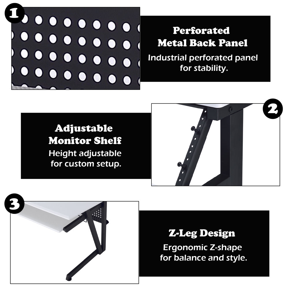 Saida Music Desk - White