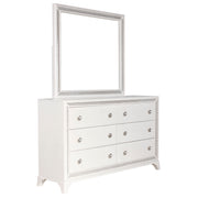 Cassie Dresser and Mirror Set in Pearl Finish