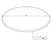 Paxton 5-piece Round Glass Top Counter Height Dining Set