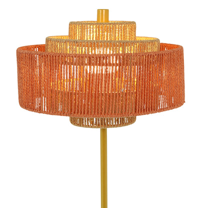 Phosma Floor Lamp Gold and Natural - Terracotta