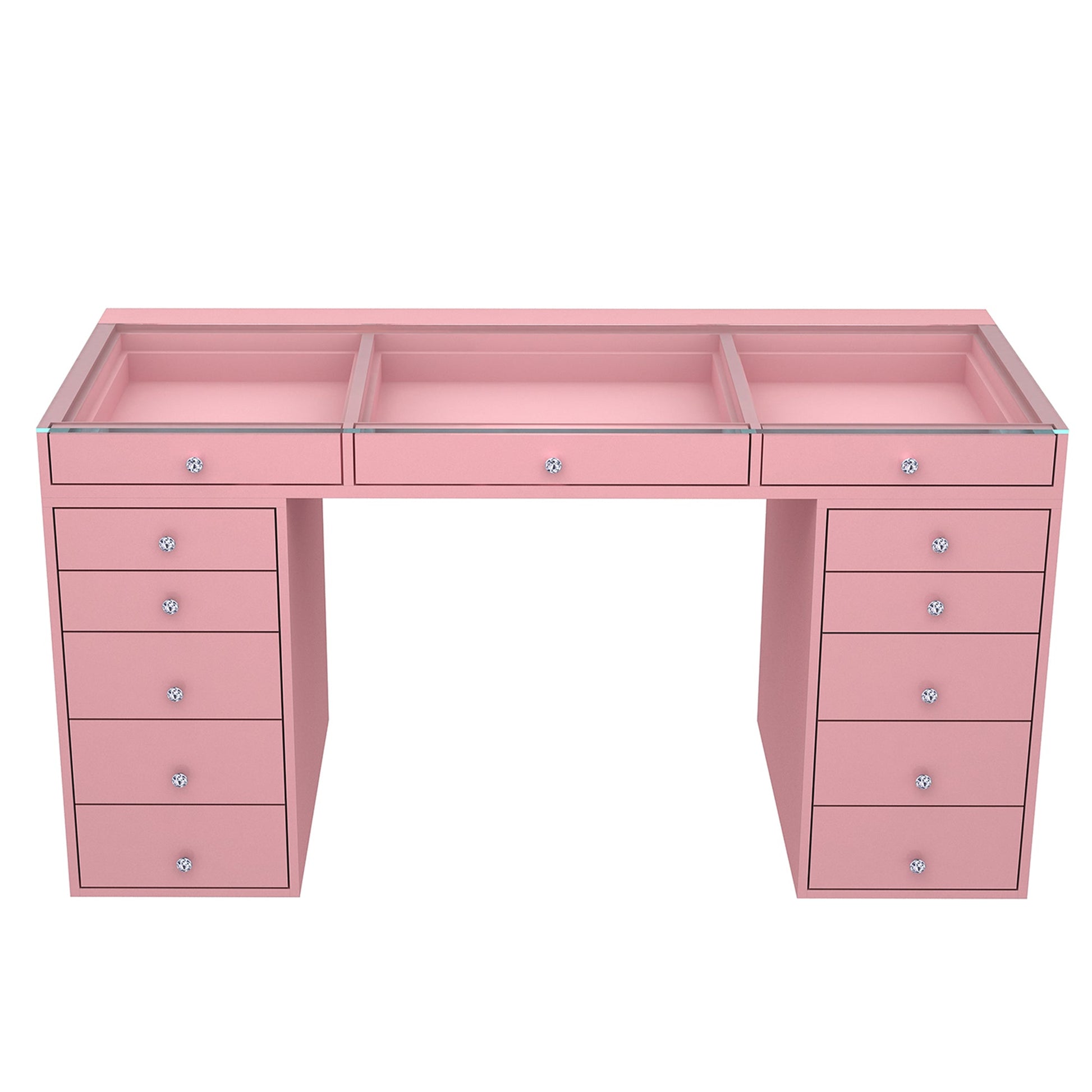 SlayStation® Pro 2.0 Tabletop + Vanity Mirror + 5 Drawer Units Bundle