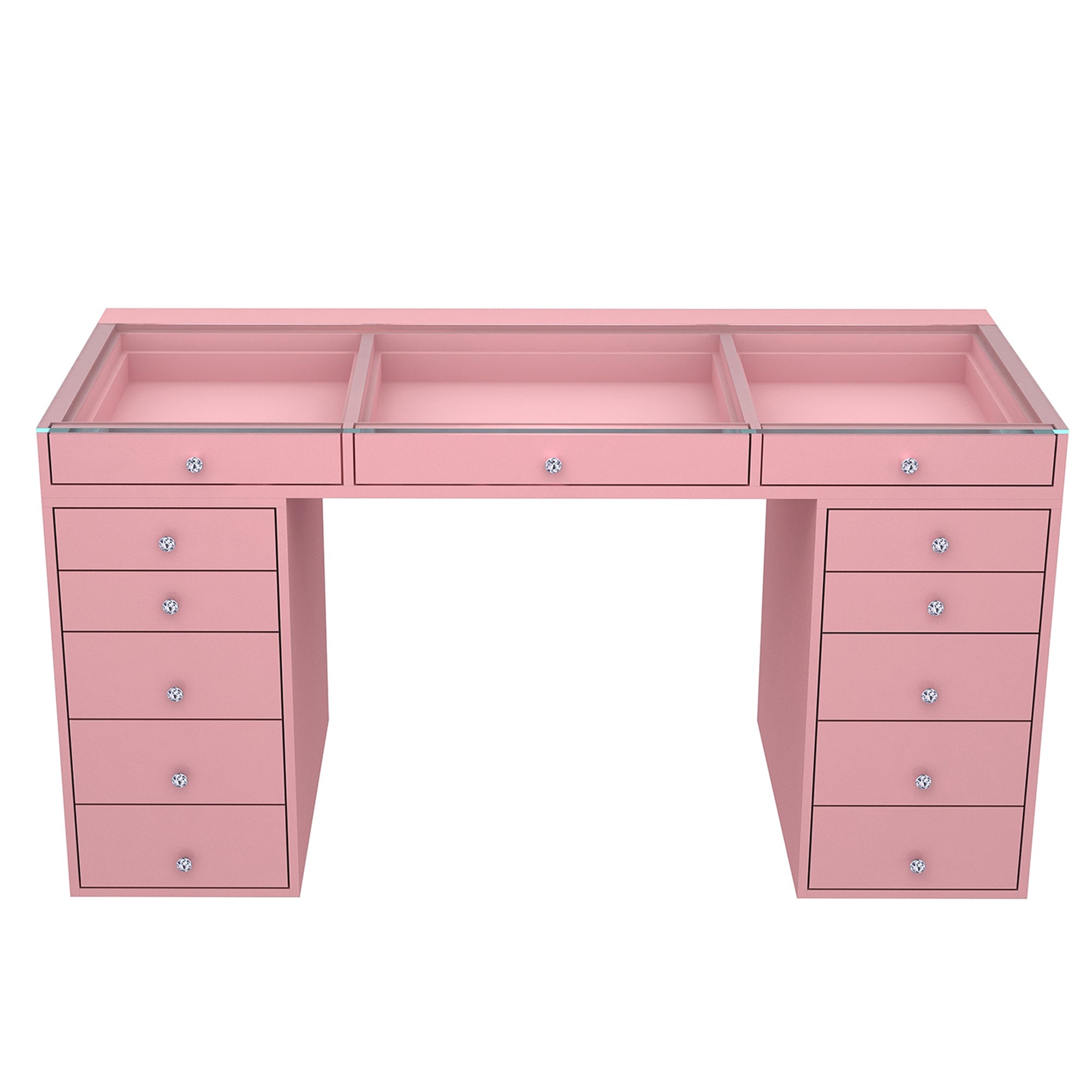 SlayStation® Pro 2.0 Tabletop + Vanity Mirror + 5 Drawer Units Bundle