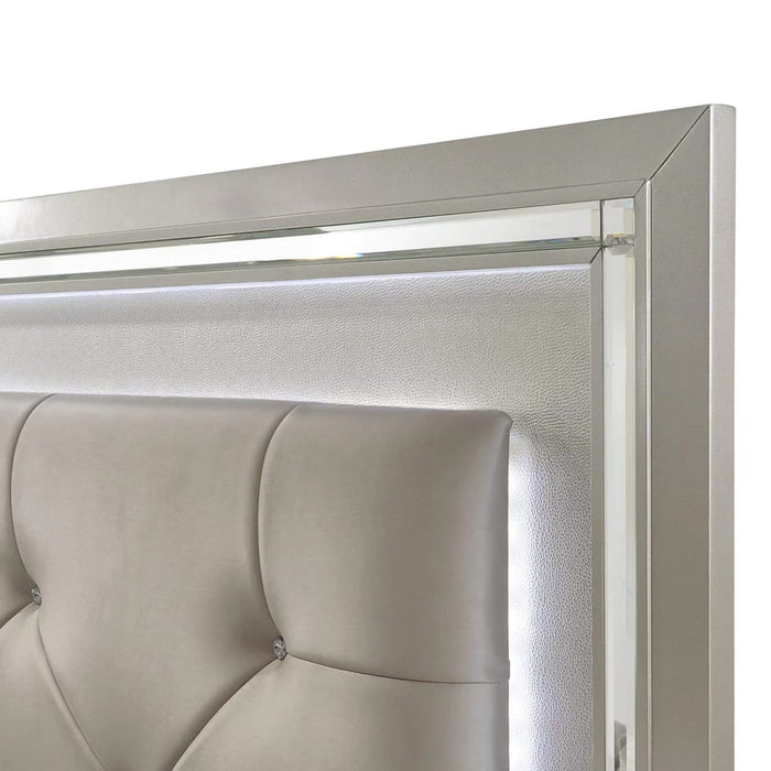 Platinum Bed with Light / Storage