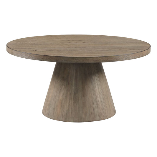 Portland Round Coffee Table in Grey