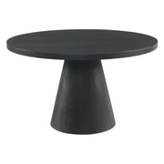 Portland Round Black Dining Table