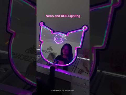 Kuromi™ Neon RGB Wall Mirror