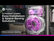  GE Profile All-in-One Electric Laundry Center with Fast Airflow Drying System PFQ97HSPVDS EXTERNAL_VIDEO 1