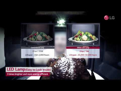  LG 22-inch, 1.2 cu.ft. Countertop Microwave Oven with EasyClean® LMC1275SB EXTERNAL_VIDEO 1
