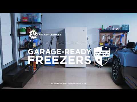  GE 17.3 cu.ft. Upright Freezer with LED Lighting FUF17QRRWW EXTERNAL_VIDEO 1