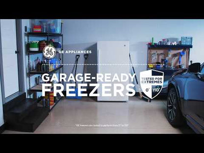  GE 17.3 cu.ft. Upright Freezer with LED Lighting FUF17QRRWW EXTERNAL_VIDEO 1