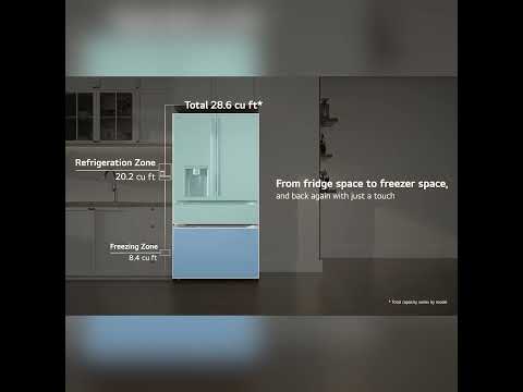 LG 36-inch, 26 cu. ft. Counter-Depth MAX French 4-Door Refrigerator with Internal Ice and Water Dispenser LF26C8210S EXTERNAL_VIDEO 2
