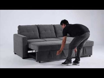 Sofá cama Noah plegable y convertible con almacenamiento