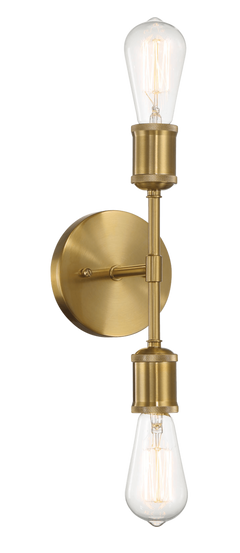 Reverie Double Lights Bathroom Wall Sconce over Mirror Bedroom Hallway Entryway 5"W × 10.75"H × 5"E
