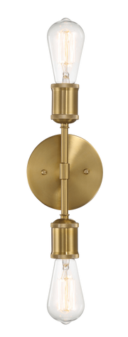 Reverie Double Lights Bathroom Wall Sconce over Mirror Bedroom Hallway Entryway 5"W × 10.75"H × 5"E