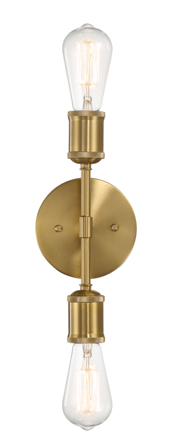 Reverie Double Lights Bathroom Wall Sconce over Mirror Bedroom Hallway Entryway 5"W × 10.75"H × 5"E