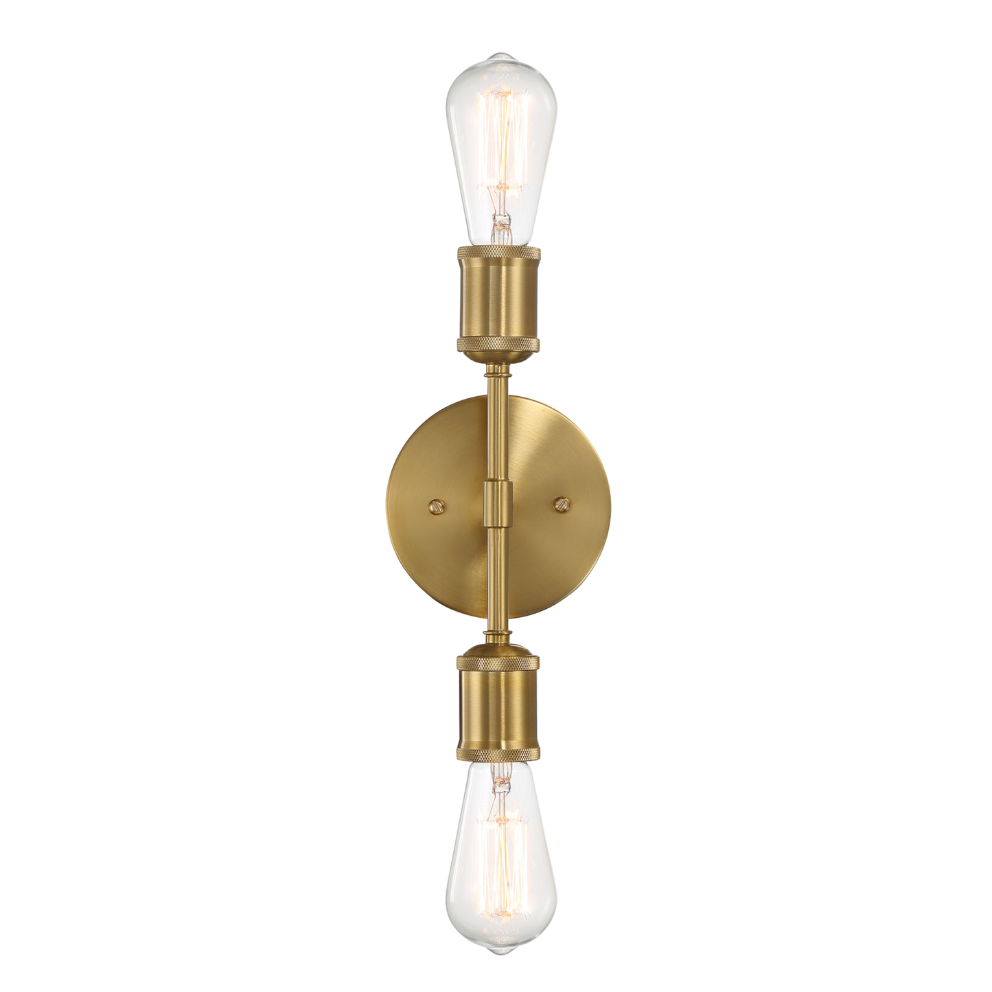 Aplique de pared Reverie con doble luz para baño, sobre espejo, para dormitorio, pasillo, entrada, 12,7 cm de ancho x 27,5 cm de alto x 12,7 cm de profundidad
