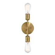 Aplique de pared Reverie con doble luz para baño, sobre espejo, para dormitorio, pasillo, entrada, 12,7 cm de ancho x 27,5 cm de alto x 12,7 cm de profundidad