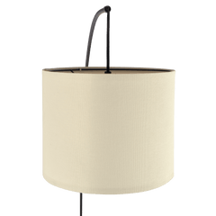 Royal 3-Arm Metal Arc Floor Lamp, Oil Rubbed Bonze with Linen Shade, 4 way Rotary Switch