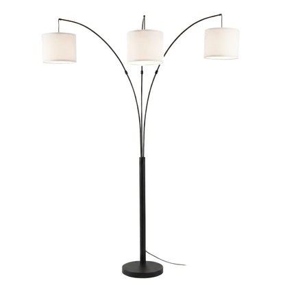 Royal 3-Arm Metal Arc Floor Lamp