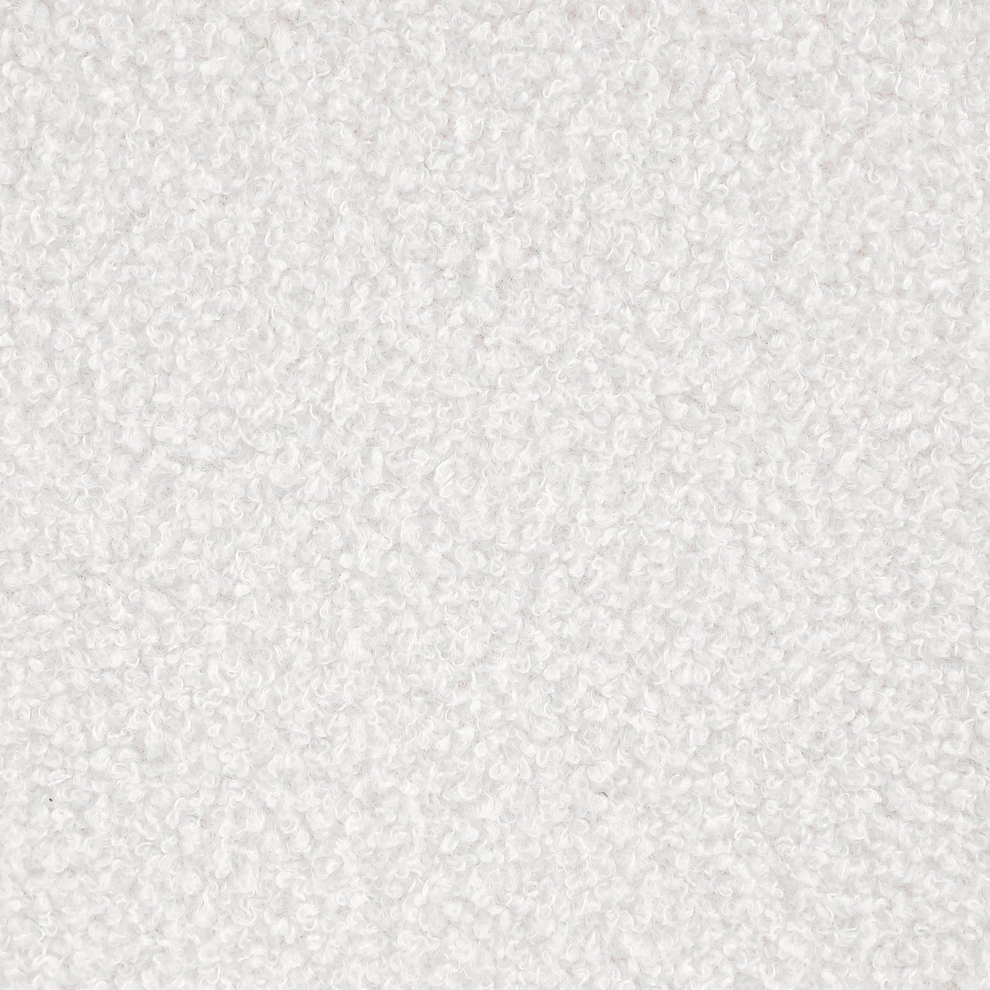 Zena Round Ottoman in White Finish