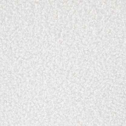 Zena Round Ottoman in White Finish