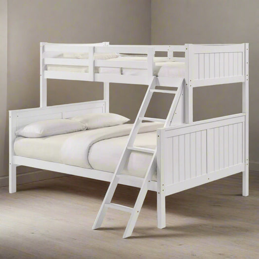 Sami Twin-Over-Full Bunk Bed - White