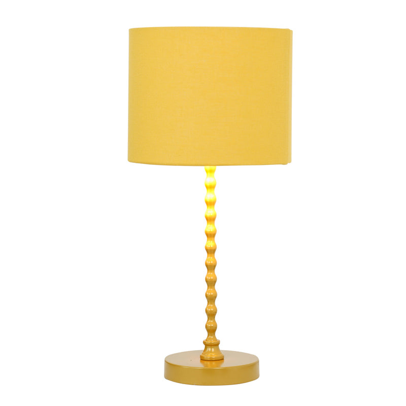 Lámpara de mesa Sereno Ocre y Oro