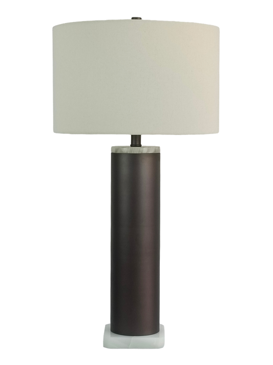 Slate Stone Metal & Jade Table Lamp (Case Pack 2)