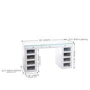 SlayStation 2.0 Glass Tabletop and 4 Drawer Units Bundle