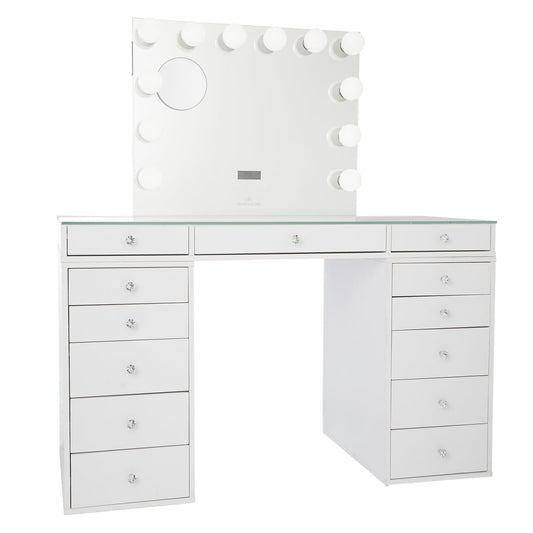 SlayStation® Plus 2.0 Tabletop + Vanity Mirror + 5 Drawer Units Bundle