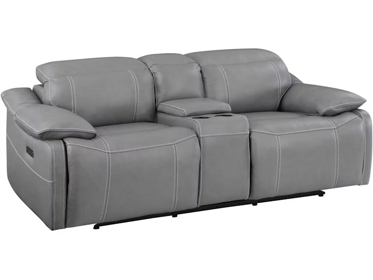 Loveseat reclinable eléctrico dual Alpine