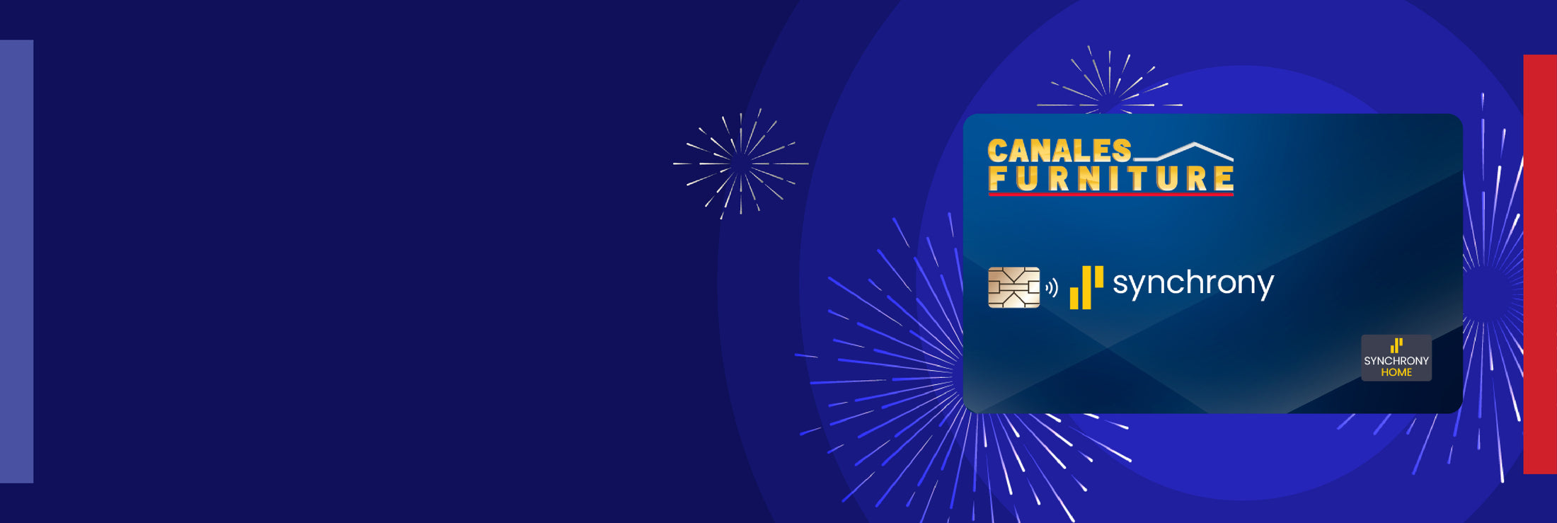 Canales Furniture financing with Synchrony