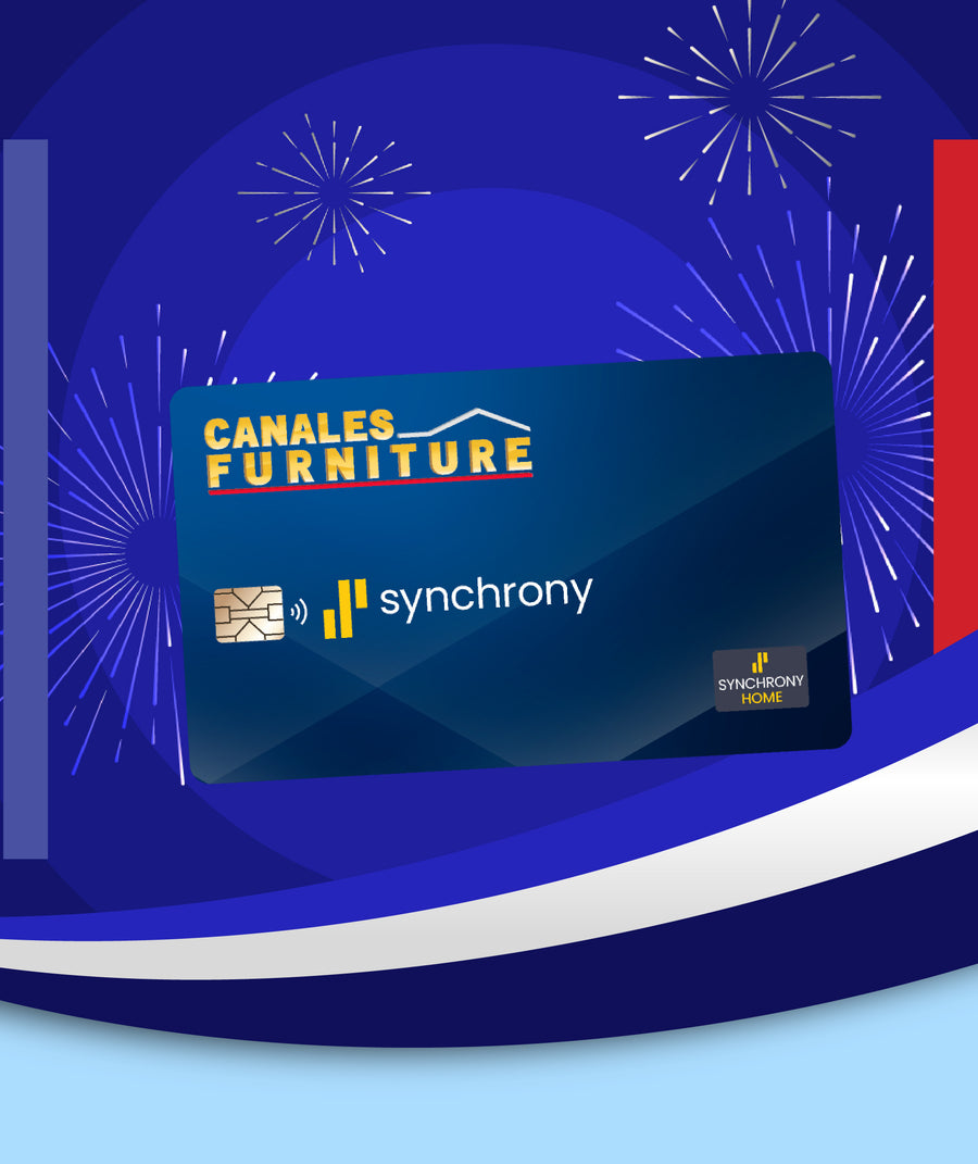 Canales Furniture financing with Synchrony
