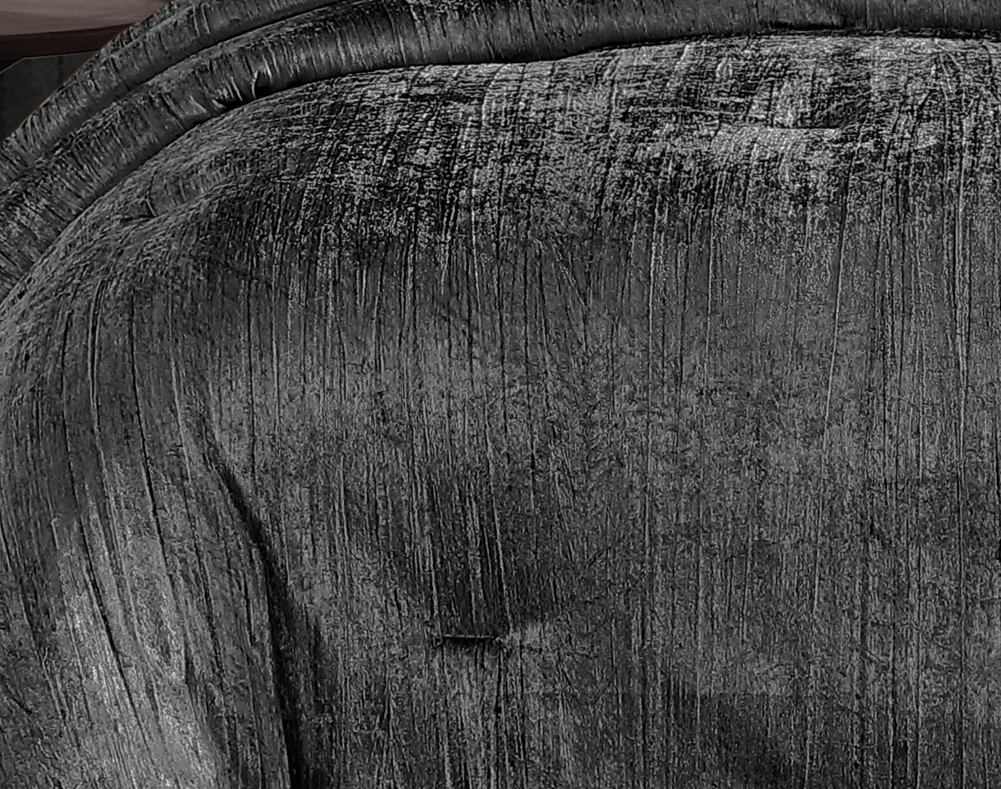 Taos 7 pc Velvet Comforter Charcoal