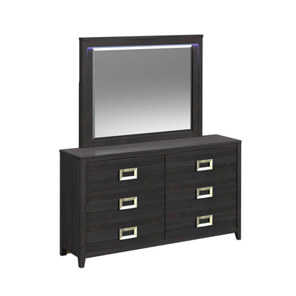 Tobias 4PC Bedroom Set in Black
