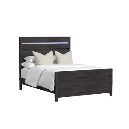 Tobias 4PC Bedroom Set in Black