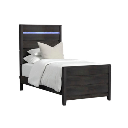Tobias 4PC Bedroom Set in Black