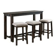 Stone 4PC Occasional Bar Table