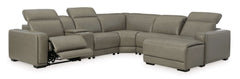 Correze 6PC Power Reclining Sectional w/ RAF Chaise